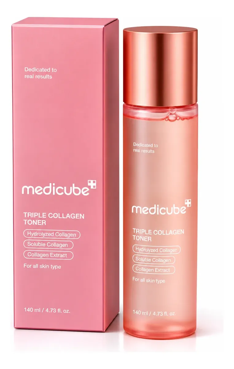 Tônico Facial Medicube Triple Collagen Toner de 140 ml