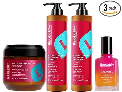 Condicionador Ecolchi Moisture Collagen Shea Butter de 750ML
